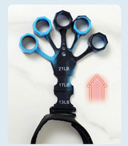 New Silicone Finger Trainer 5 Finger Wrist Stretcher Finger Strength Recovery Flexion and Extension Vein Trainer